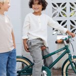 V�lo classique avec p�dales de 4 � 7 ans vert