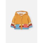 Veste bb  rayures jaune