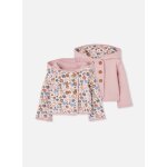 Veste b�b� r�versible imprim� fleurs pink
