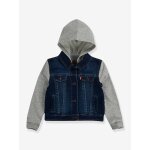 Veste bi - mati�re � capuche levi's bleu jean