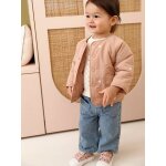 Veste brod�e b�b� fille noix de p�can