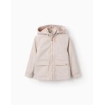 Veste avec capuche amovible beige clair