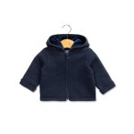 Veste � capuche b�b� fille indigo