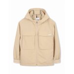 Veste � capuche beige