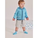 Veste � capuche bleu