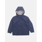 Veste  capuche bleu fonc