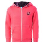 Veste � capuche coton ashira framboise