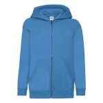 Veste � capuche coton classic azur