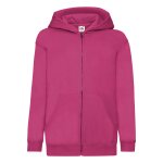 Veste À capuche coton classic fuchsia Veste À capuche coton classic fuchsia
