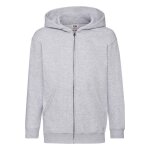 Veste � capuche coton classic gris chin�