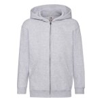 Veste � capuche coton classic gris chin�