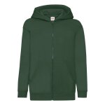 Veste � capuche coton classic vert bouteille