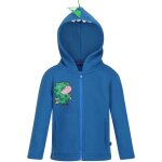 Veste  capuche coton peppa pig bleu vif