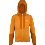Veste � capuche dissolver x jaune orang� vif / gris orageu
