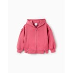 Veste avec capuche et �paules tombantes rose fonc�