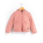 Veste � capuche fille vieux rose
