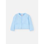 Veste avec col rond et fermeture par boutons bleu Veste avec col rond et fermeture par boutons bleu