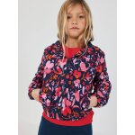 Veste coton fleurs multicolore