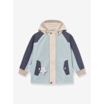 Veste doubl�e � capuche b�b� matwally mini a ture bleu clair