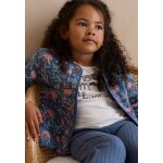 Veste enfant en coton matelass dina bleu
