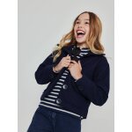 Veste fille avec boutons bleu
