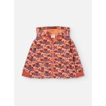 Veste fille molleton imprim� fleurs multicolore