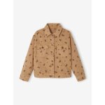 Veste � fleurs fille beige imprim�