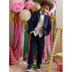 Veste garon blazer crmonie marine