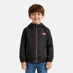 Veste gar�on � capuche noir