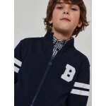 Veste gar�on molleton bleu