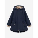 Veste d'hiver avec doublure polaire matvikania fille mini a ture bleu fonc�