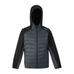 Veste hybride kielder ix noir / gris phoque