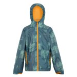 Veste imperm�able enfant lever ii gris orageux / glacier / jaune