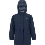 Veste imperm�able polyester ballina bleu marine / blanc