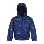 Veste impermable polyester peppa pig muddy puddle bleu roi