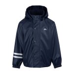 Veste impermable pu coating daire bleu marine