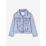 Veste jean fille bleu clair