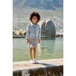 Veste jean fille bleu clair