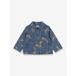 Veste en jean motifs tigres magot bleu jean