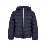 Veste matelasse basic blanc / bleu marine