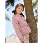 Veste matelass�e fille doubl�e sherpa rose
