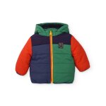 Veste matelasse pour garon  blocs de couleur vert