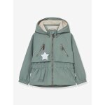 Veste mi - saison imperm�able fille avec doublure polaire matalgea vert sauge