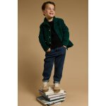 Veste p�cheur en velours enfant - coton dark sea