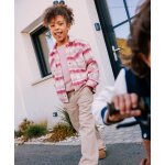 Veste polaire fille carreaux