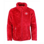 Veste polaire fille fariane rouge