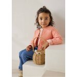 Veste r�versible enfant en gaze de coton santa giulia orange