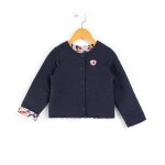 Veste r�versible fille indigo