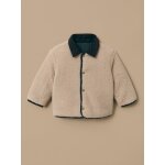 Veste r�versible en sherpa b�b� vert fonce
