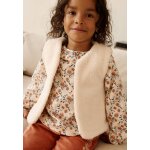 Veste sans manches b�b� r�versible en sherpa ollie vanille